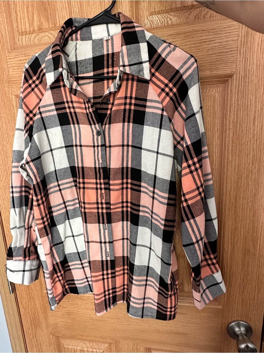 Plaid Button-Up Shirt